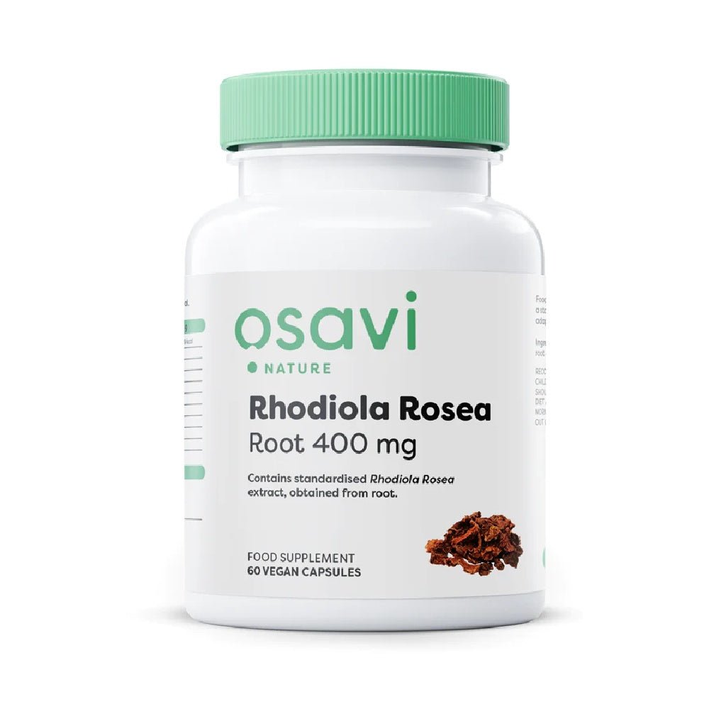Suplimente antistres | Radacina de Rhodiola Rosea 400mg, 120 capsule, Osavi, Supliment alimentar antistres 0