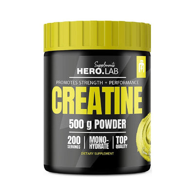 Creatina | Creatina monohidrata, pudra, 500g, Hero Lab, Supliment crestere masa musculara 0