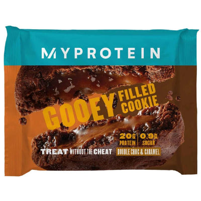 Alimente proteice | Biscuite cu umplutura Gooey, 75g, Myprotein, Bogat in proteine 0
