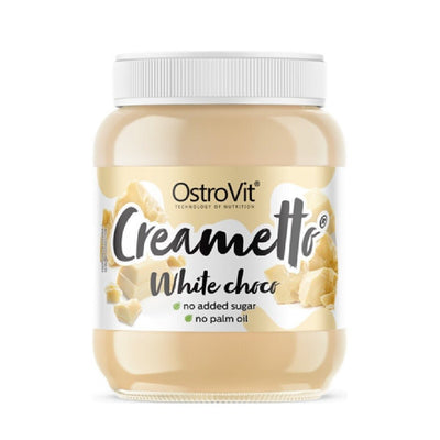 Alimente & Gustari | Creametto Ciocolata alba, 350g, Ostrovit, Crema tartinabila fara zahar 0