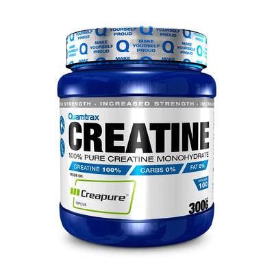 Creatina | Creatina monohidrata Creapure®, pudra, 300g, Quamtrax, Supliment pentru crestere masa musculara 0