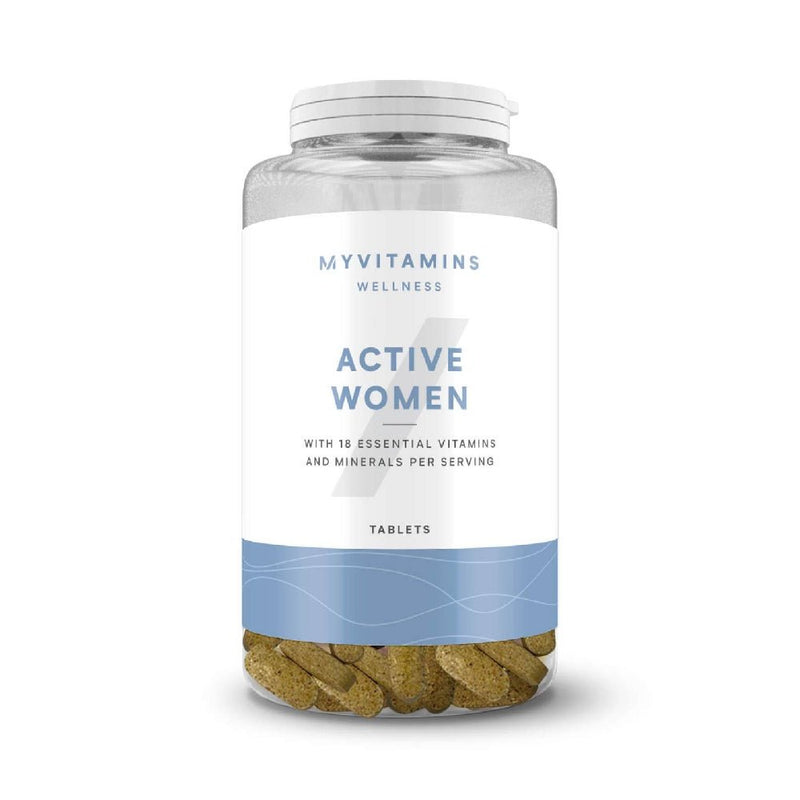 Suplimente pentru oase si articulatii | Active Women, 120 tablete, Myvitamins, Complex de vitamine si minerale pentru femei 0