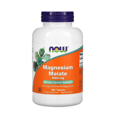 Vitamine si minerale | Malat de magneziu 1000 mg, 180 tablete, Supliment alimentar pentru sanatate 0