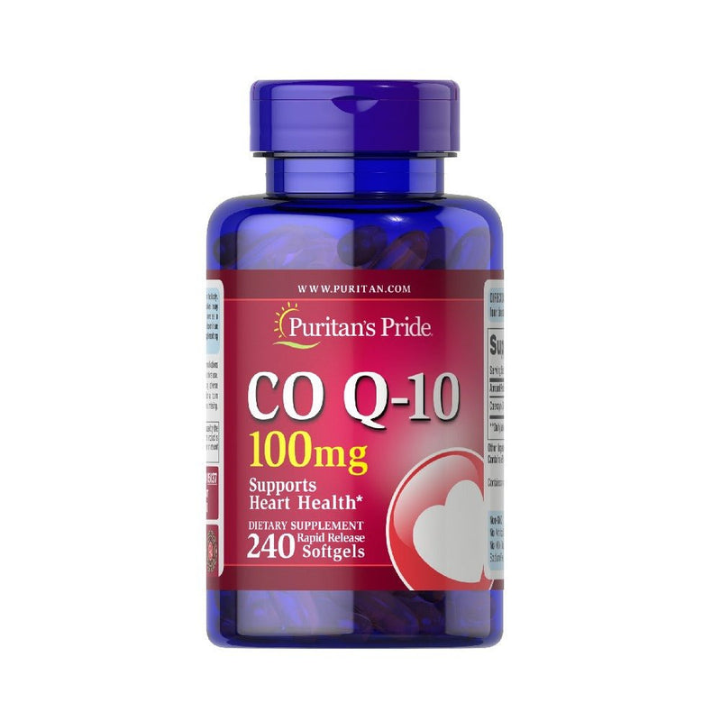 Suplimente Antioxidanti | Coenzima Q-10 100mg, 240 capsule, Puritan&