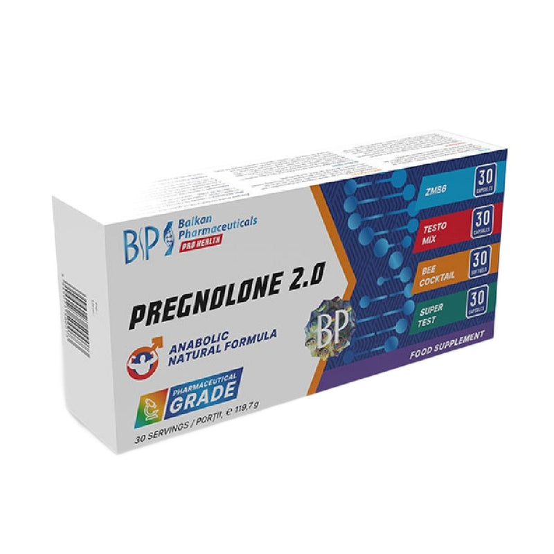 Stimulente hormonale | Pregnolone 2.0 120 capsule, Balkan Pharmaceuticals, Supliment stimulator hormonal 0