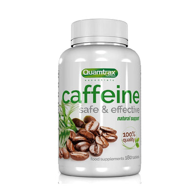 Pre-workout | Cofeina 200mg, 180 tablete, Quamtrax, Stimulent natural pentru performanta si concentrare 0