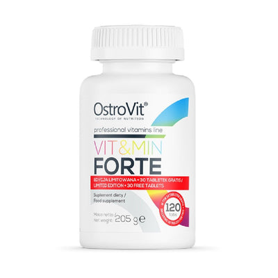 Suplimente pentru oase si articulatii | Vit & Min Forte, 120 tablete, Ostrovit, Vitamine si minerale 0