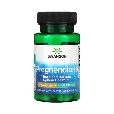 Stimulente hormonale | Pregnenolone 50mg, 60 capsule, Swanson 0