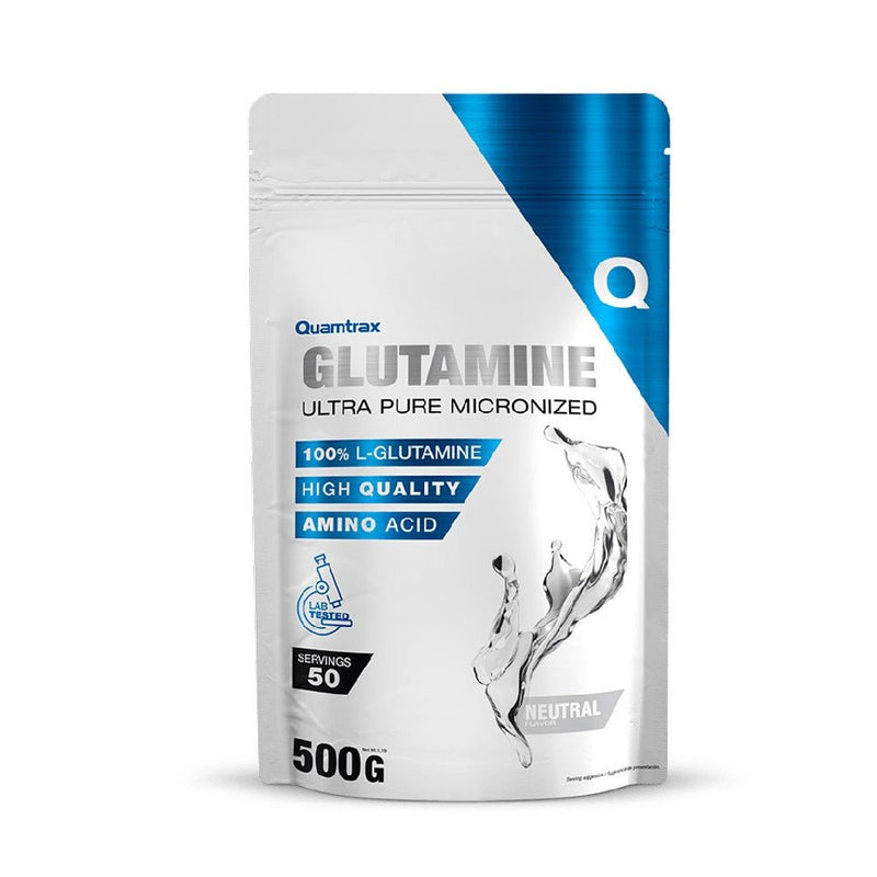 Glutamina | Glutamina, pudra, 500g, Quamtrax, Supliemnt alimentar pentru refacere 0
