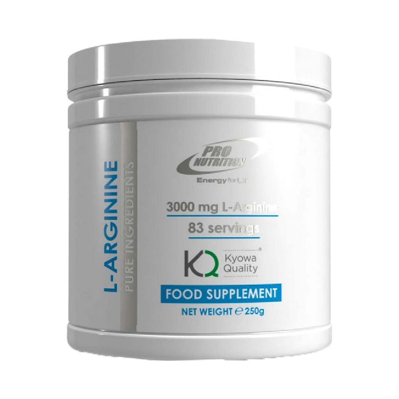 Aminoacizi | L-arginina 3000mg Kyowa, pudra, 250g, Pro Nutrition, Supliment alimentar pentru energie 0