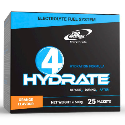 Carbohidrati | 4 Hydrate 25x20g pudra, Pro Nutrition, Supliment pentru hidratare in timpul efortului 0
