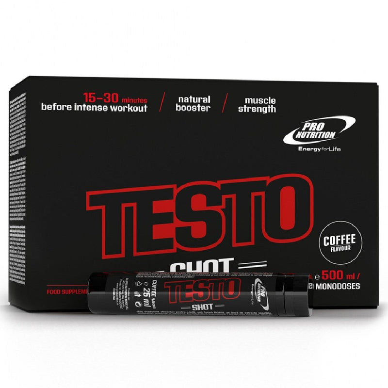 Stimulente hormonale | Testo Shot 20x25ml, lichid, Pro Nutrition, Supliment pentru cresterea nivelului de testosteron 0