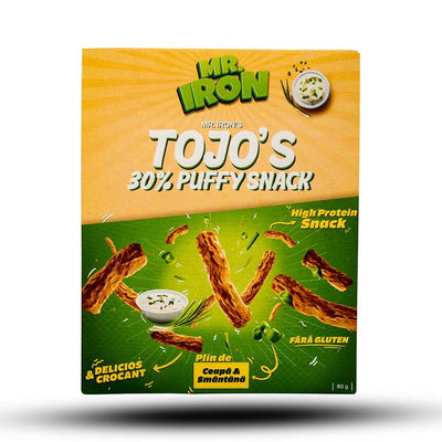 Alimente proteice | Tojo's 30% Puffy Snack, 100g, Mr. Iron, Pufuleti proteici 0