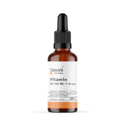 Vitamine si minerale | Vitamina D3+K2 MK-7 drops, 30ml, Ostrovit Pharma, Supliment alimentar pentru sanatate 0