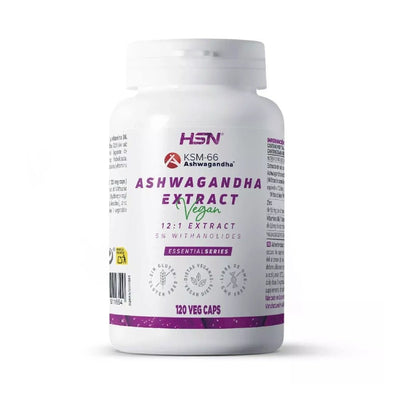 Suplimente pentru somn | Extract de Ashwagandha KSM-66 300mg, 120 capsule vegetale, HSN, Supliment alimentar pentru sanatate 0