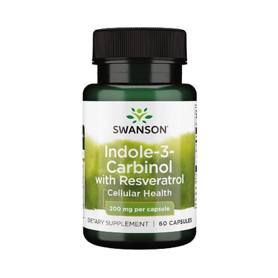 Swanson | Inodole - 3 - Carbinol cu Resveratrol 200mg, 60 capsule, Swanson, Supliment alimentar pentru sanatate 0
