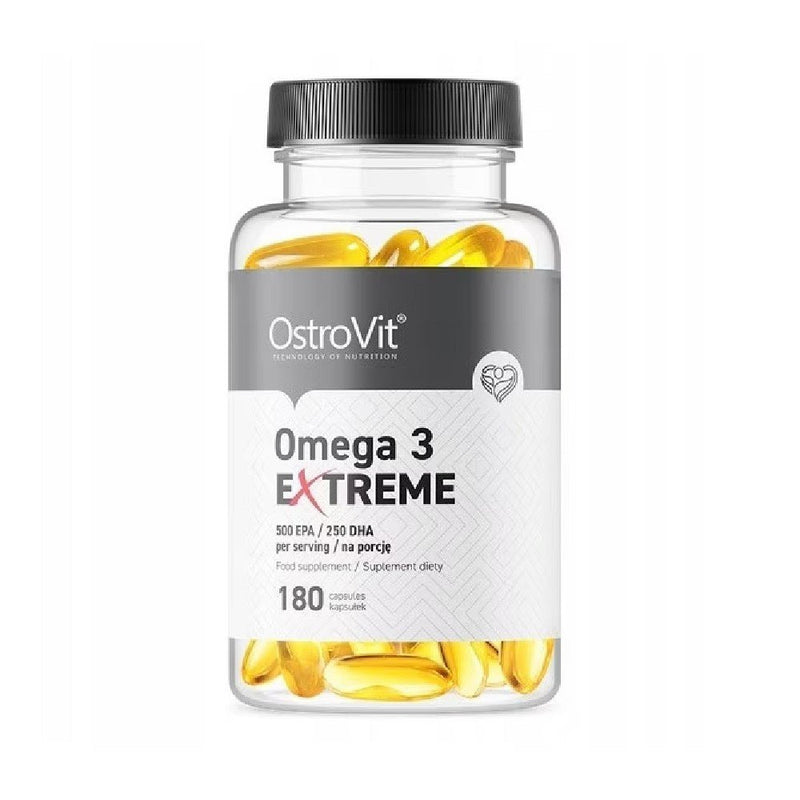 Acizi grasi Omega | Omega 3 Extreme 1000 mg, 180 capsule, Ostrovit, Supliment alimentar pentru sanatate 0