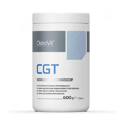 Glutamina | CGT, pudra, 600g, Ostrovit, Supliment alimentar pentru performanta 0