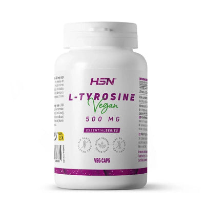 Lactose Free | L-tirozina 500mg, 120 capsule vegane, HSN, Supliment alimentar pentru sanatate 0