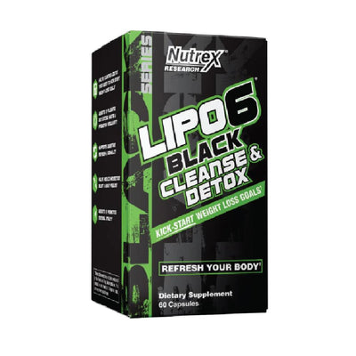 Digestie | Lipo 6 Black Cleanse & Detox, 60 capsule, Nutrex, Supliment scadere in greutate 0