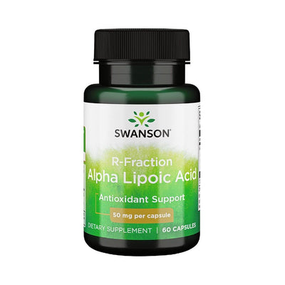 Suplimente Antioxidanti | Acid alfa lipoic R-Fraction, 60 capsule, Swanson, Antioxidant 0