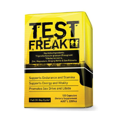 Suplimente sanatate sexuala | Test Freak, 120 capsule, Pharma Freak, Stimulator testosteron 0