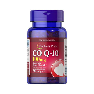 Suplimente Antioxidanti | Coenzima Q-10 100mg, 60 capsule, Puritan's pride, Supliment alimentar antioxidant 0