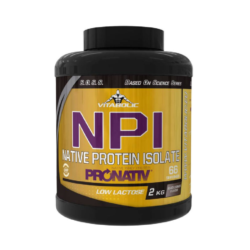 Proteine | NPI Pronativ, pudra, 2kg, Vitabolic, Izolat proteic din zer 0