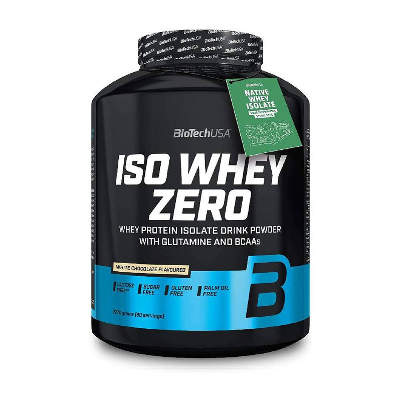 Suplimente antrenament | Iso Whey Zero 2,3kg, pudra, Biotech USA, Izolat proteic din zer 1