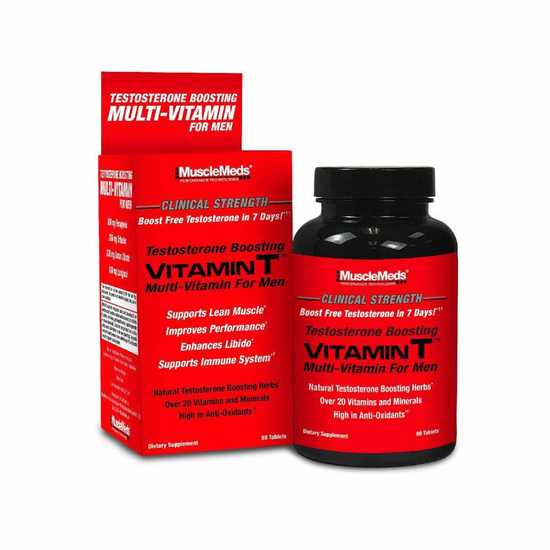 Stimulente hormonale | Vitamin T, 90 tablete, Musclemeds, Supliment stimulare hormonala 1