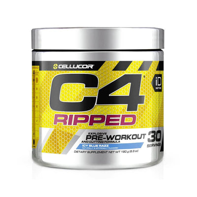 Suplimente antrenament | C4 Ripped, pudra, 180g, Cellucor, Supliment alimentar pre-workout cu cofeina 1