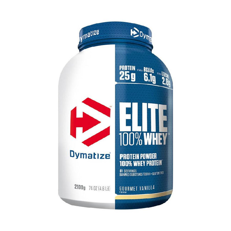 Suplimente antrenament | Elite Whey Protein 2,1kg, pudra, Dymatize, Concentrat proteic din zer 1