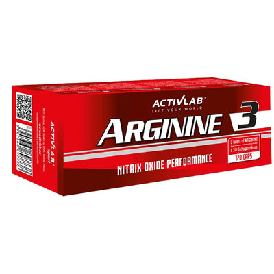 Aminoacizi | Arginine 3, 120 capsule, Activlab, Oxid nitric 0