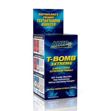 Stimulente hormonale | T-Bomb Extreme, 168 capsule, MHP, Supliment stimulare hormonala 0