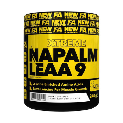 Aminoacizi | Xtreme Napalm LEAA9, pudra, 240g, Fitness Authority, Aminoacizi esentiali imbunatatiti cu Leucina 0