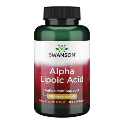 Slabire & Ardere grasimi | ALA (Acid Alfa Lipoic) 300mg, 120 capsule, Swanson, Supliment antioxidanti sportivi 0
