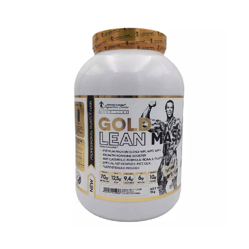Proteine | Gold Lean Mass, pudra, 3kg, Kevin Levrone, Mix pentru crestere masa musculara 0