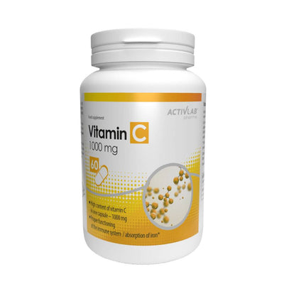 Suplimente pentru oase si articulatii | Vitamin C 1000 mg, 60 capsule, Activlab, Supliment alimentar pentru imunitate 0