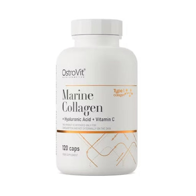 Colagen | Colagen marin + Acid hialuronic + Vitamina C 120 capsule, Ostrovit, Supliment pentru sanatate si frumusete 0