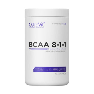 Aminoacizi | BCAA 8-1-1 400g, pudra, Ostrovit, Aminoacizi cu catena ramificata, Puritate inalta 0