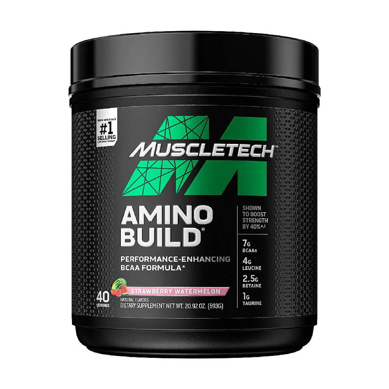 Aminoacizi | Amino Build, pudra, 593g, Muscletech, Aminoacizi pentru refacere 0
