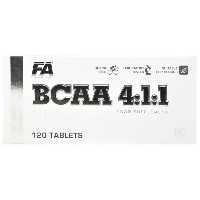 Aminoacizi | BCAA 4:1:1, 120 capsule, Fitness Authority, Aminoacizi pentru refacere 0