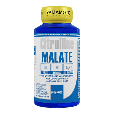Pre-workout | Citrulline Malate, 90 tablete, Yamamoto, Malat de citrulina, oxid nitric 0