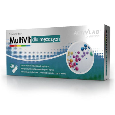 Activlab | MultiVit For Men, 60 capsule, Activlab, Complex de vitamine si minerale pentru barbati 0