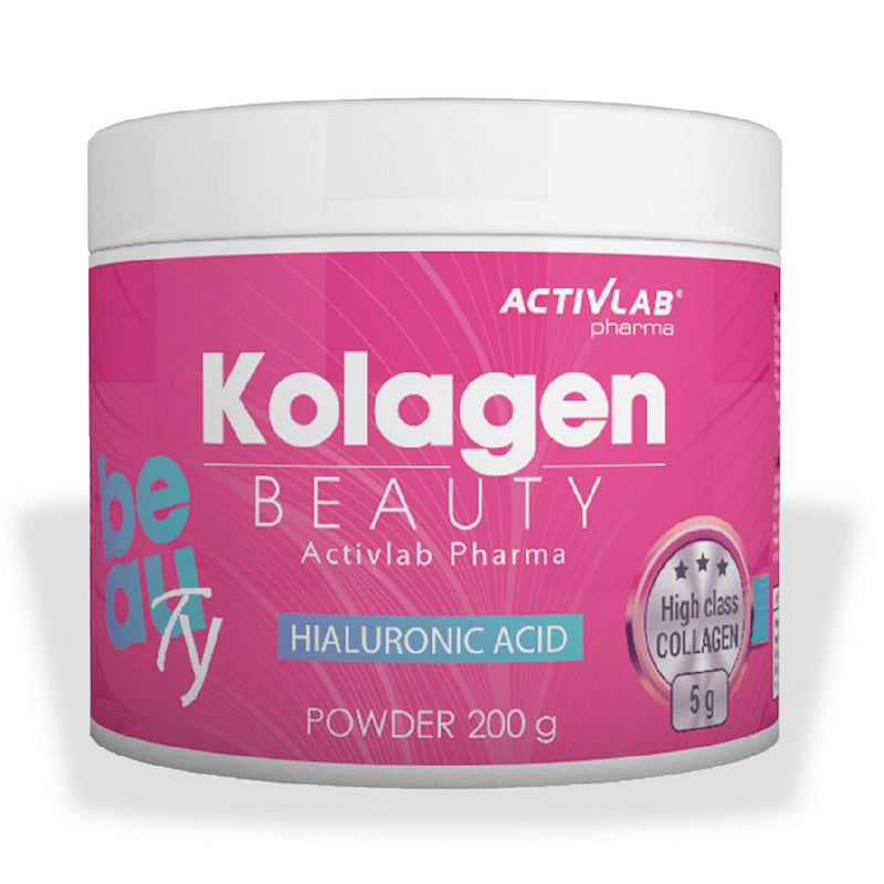 Colagen | Collagen Beauty, pudra, 200g, Activlab, Supliment alimentar pe baza de colagen 0