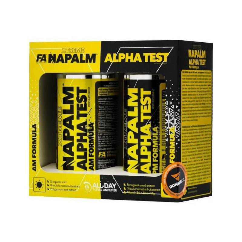 Stimulente hormonale | Napalm Alpha Test 240 tablete, Fitness Authority, Supliment pentru cresterea nivelului de testosteron 1