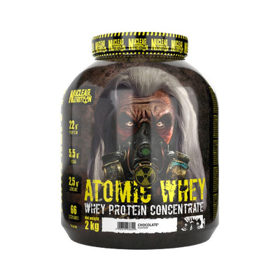 Concentrat proteic din zer | Atomic Whey Protein Concentrate, pudra, 2kg, Nuclear Nutrition, Concentrat proteic din zer 0
