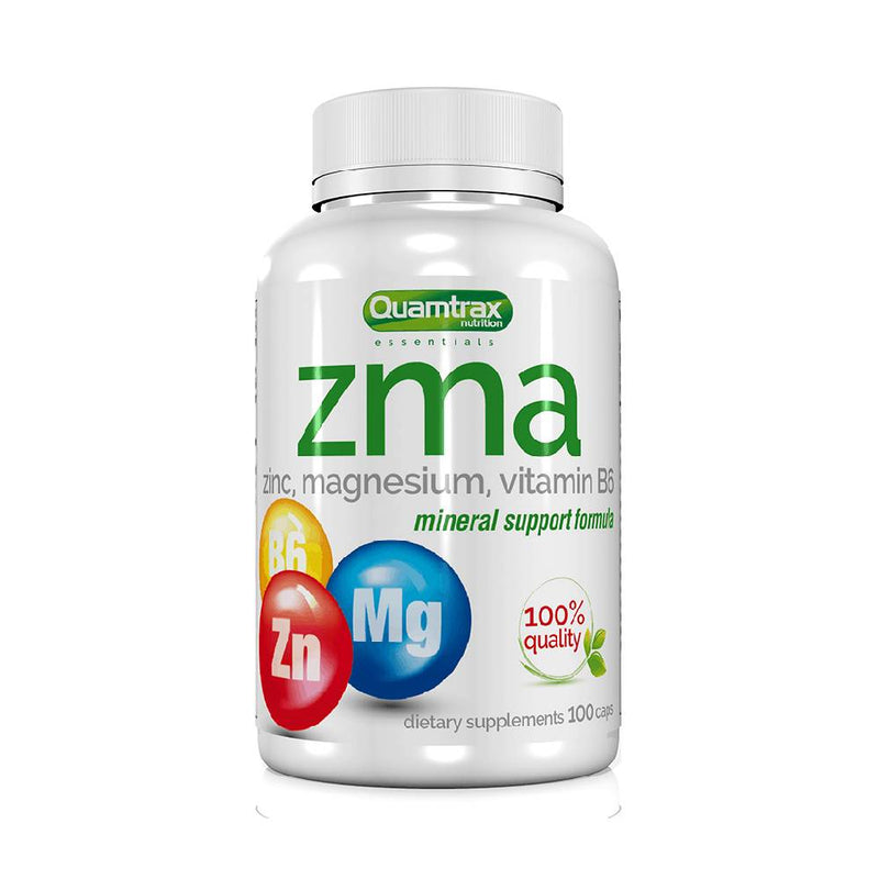 Stimulente hormonale | ZMA, 100 capsule, Quamtrax, Supliment stimulare hormonala 1