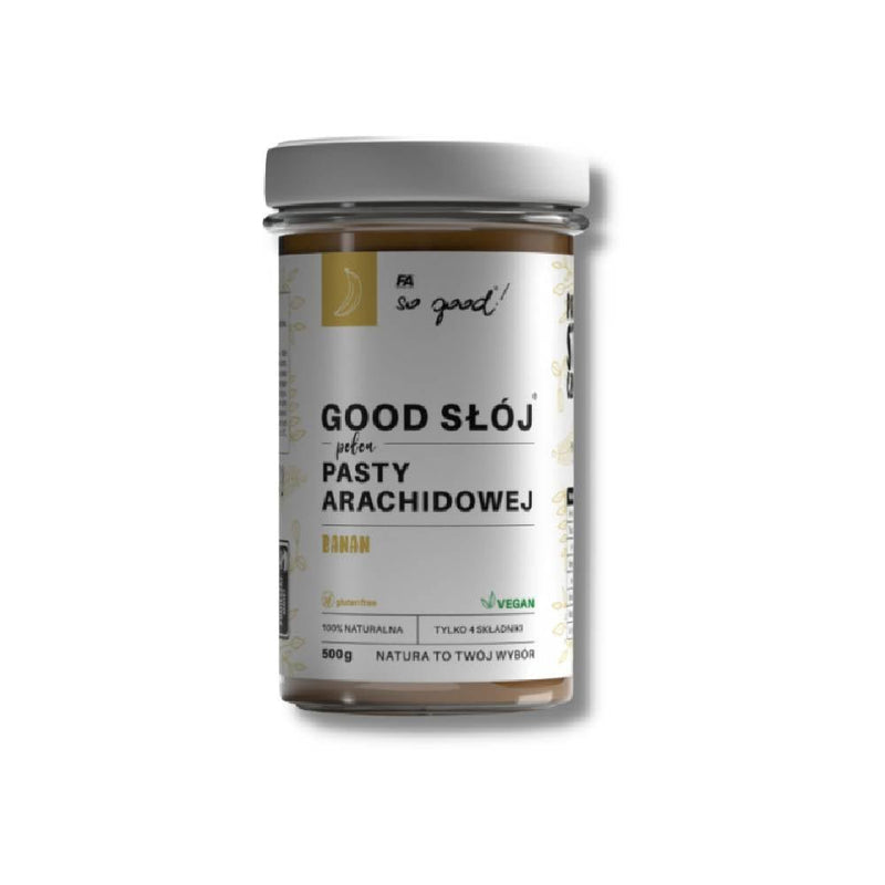 Alimente & Gustari | Unt de arahide Good Jar Full of Peanut Paste 500g, Fitness Authority, Fara zahar adaugat 1