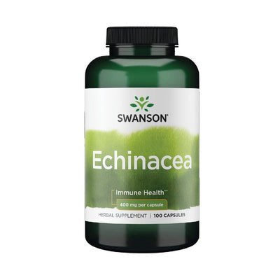 Suplimente Antioxidanti | Echinacea 400mg, 180 capsule, Swanson, Supliment alimentar pentru imunitate 0